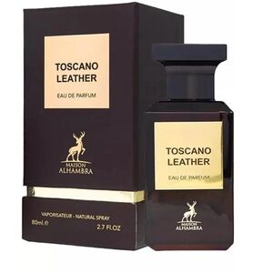 Toscano Leather Eau De Parfum For Men By Maison Alhambra 2.7 oz. 80ml